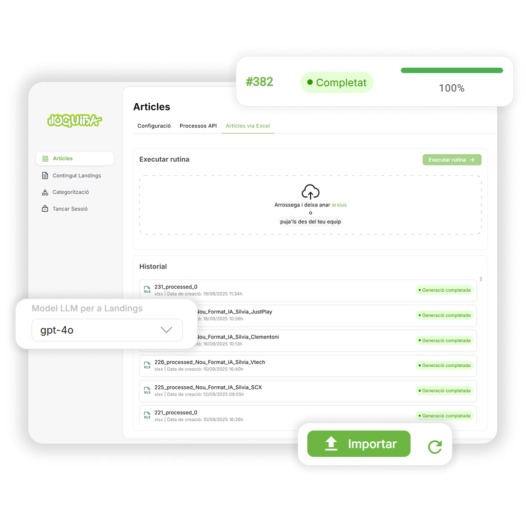 Motor IA de creación de fichas de producto