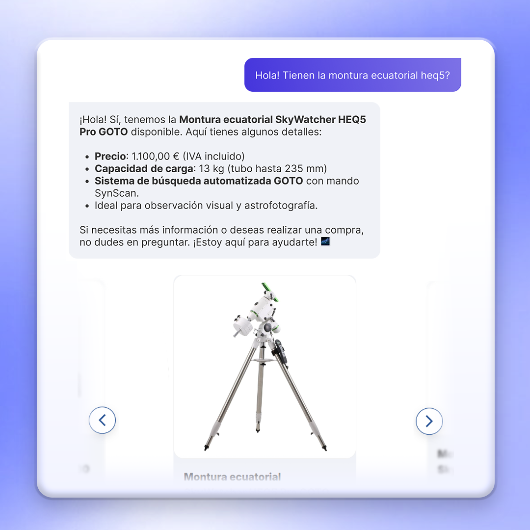 Recomendación de productos